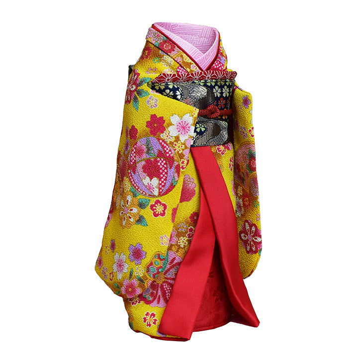 ワインのお着物ーKIMONO ーWINE DRESS【暮らすぱいす】ボトルカバー 着物 インテリア 日本 お土産 和風