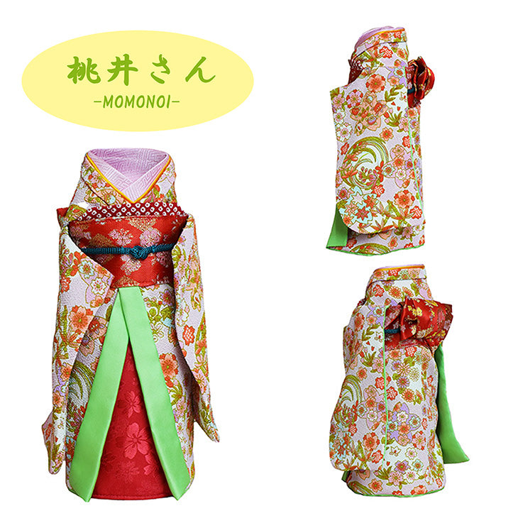 ワインのお着物ーKIMONO ーWINE DRESS【暮らすぱいす】ボトルカバー 着物 インテリア 日本 お土産 和風