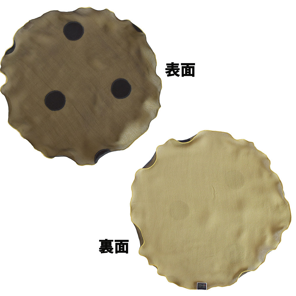 ポケットチーフ サークル 2枚合わせ ドット5カラー【暮らすぱいす】