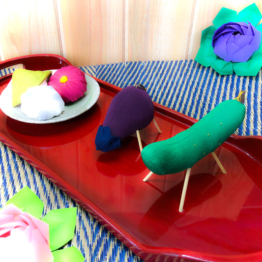 精霊馬 ちりめん 盆飾り【暮らすぱいす】