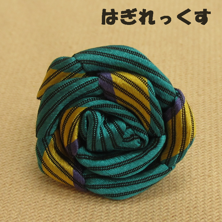 ラペルピン ピンズ ローズ型【はぎれっくす/SDGs/一部寄附対象商品】