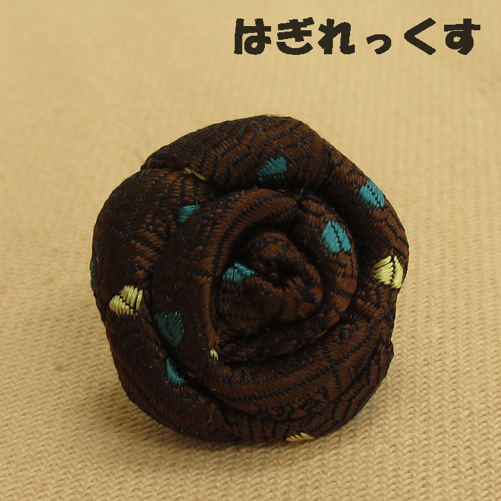 ラペルピン ピンズ ローズ型【はぎれっくす/SDGs/一部寄附対象商品】