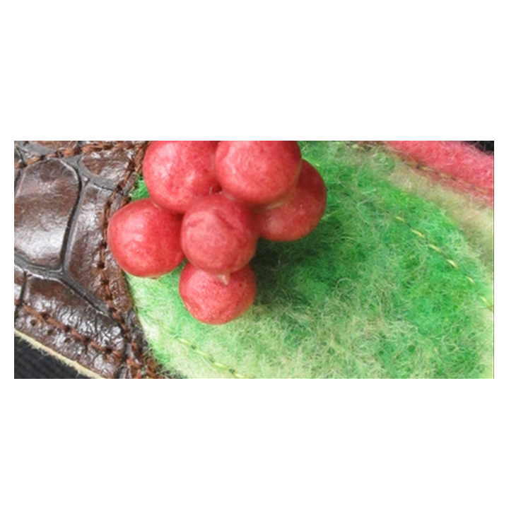 ラペルピン ピンズ フェルト 木の葉シリーズ【暮らすぱいす】