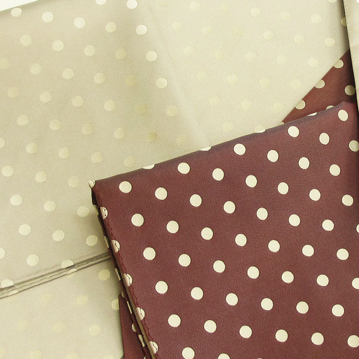 アスコットタイ ポケットチーフ セット/ドット柄 【暮らすぱいす】