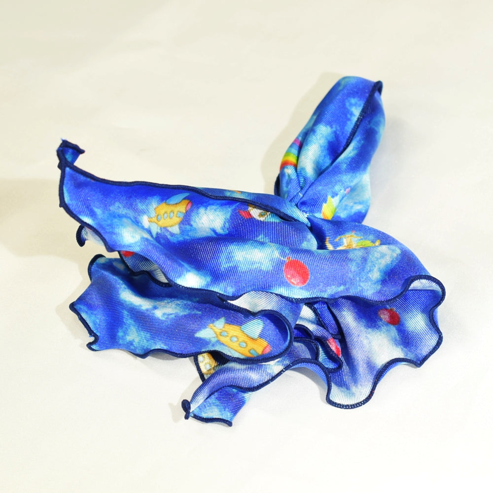 ポケットチーフ ダイヤスクエア そら 【暮らすぱいす】