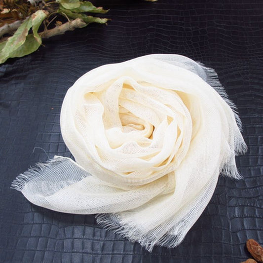 ストール シルク メッシュ ざっくりした大きいサイズ【暮らすぱいす】