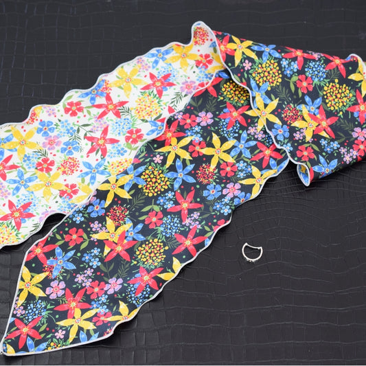 ストールリングタイ メロータイプ オリジナル花柄 【暮らすぱいす】