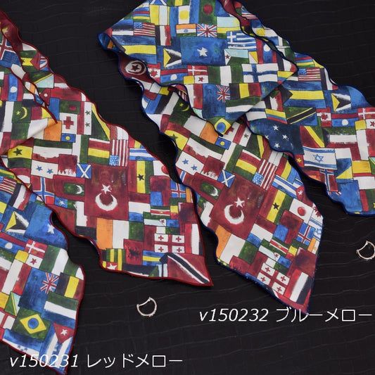 ストールリングタイ メロータイプ 国旗柄  【暮らすぱいす】