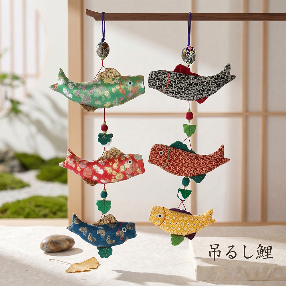吊るし鯉－ 端午の節句を彩るちりめん細工の縁起飾り【暮らすぱいす