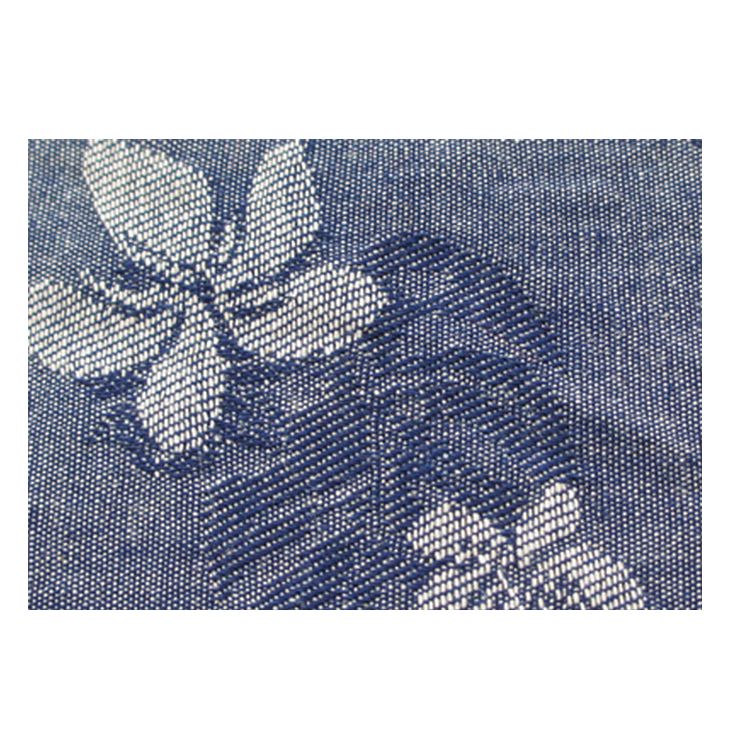 アスコットタイ ポケットチーフ セット 涼しげな紺の花柄２バリエーション【暮らすぱいす】